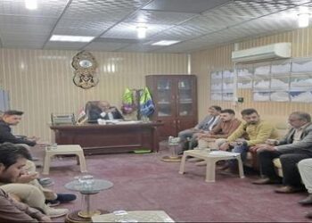 هيئة الاعلام والاتصالات في النجف تناقش إمكانية نصب ابراج اتصالات لا سلكية في طريق الحج البري