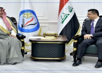 وزير العدل يلتقي السفير السعودي
