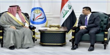 وزير العدل يلتقي السفير السعودي