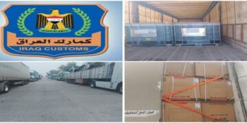 الكمارك تضبط “30 شاحنة مخالفة”