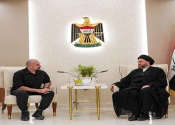 عمار الحكيم يستقــبل بافل طالباني
