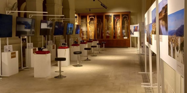 معرض حول التراث الافتراضي بين مصر وإيطاليا …(باستخدام تقنية الفن الرقمي)