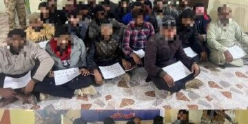 القبض على (35 متسللا) أجنبيا دخلوا البلاد بصورة غير شرعية