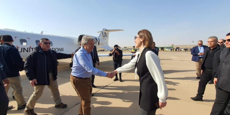 غوتيريش يصل إلى نينوى