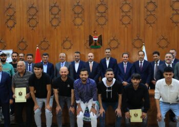 الاعلان عن توزيع قطع الأراضي للاعبي وأعضاء المنتخب الوطني