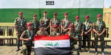 فرقة القوات الخاصة العراقية تحصل على الميدالية الفضية في مسابقة الجيش الباكستاني