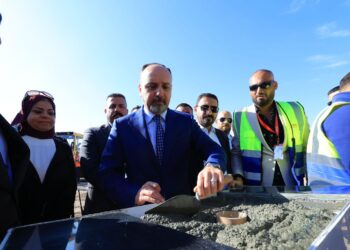 وضع حجر الاساس لمشروع تطوير مدخل بغداد بابل
