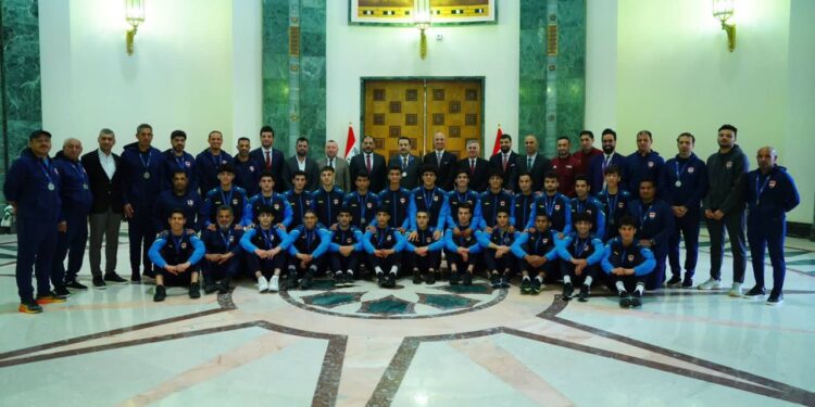 السوداني يستقبل منتخب شباب العراق المتأهل للمونديال