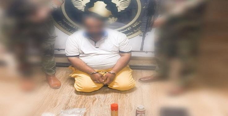 ضبط (كيلو غرام من مادة الكرستال المخدرة) واعتقال متهمين 2 في بغداد وديالى