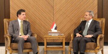 فائق زيدان يستقبـــل نيجرفان بارزاني