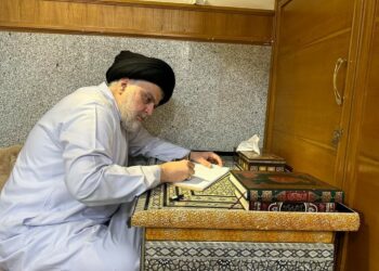 احدث صورة لزعيم التيار الصدري