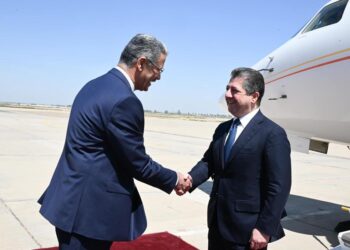 رئيس حكومة اقليم كردستان يصل الى بغداد