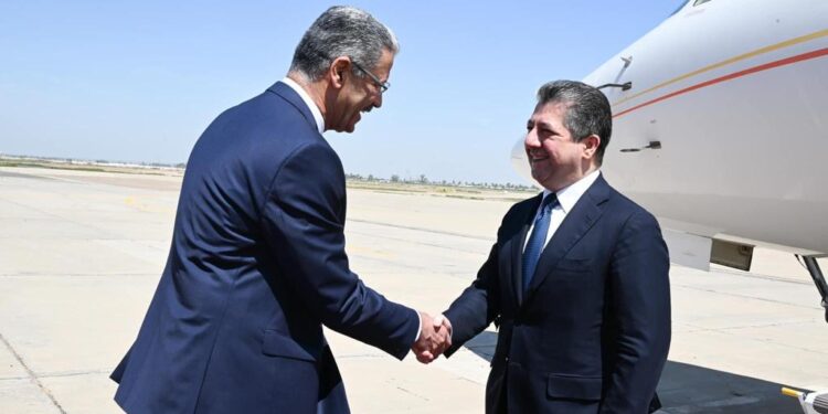 رئيس حكومة اقليم كردستان يصل الى بغداد