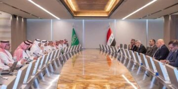 مباحثات (عراقية سعودية ) بشأن الربط الكهربائي وتبادل الخبرات