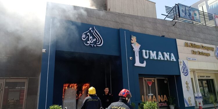 بغداد .. إندلاع حريق داخل نادٍ ليلي