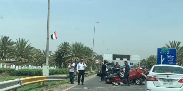 المرور العامة تصدر توضيح لحادث شارع المطار مع موكب السوداني