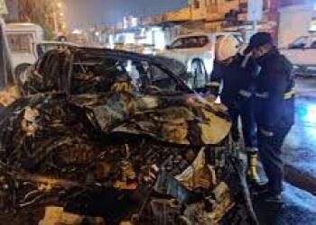 إحراق عجلة لمسؤول عراقي و3 جرحى في ذي قار