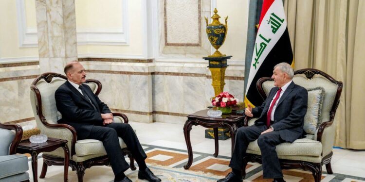 رئيس الجمهورية يلتقي رئيس المحكمة الاتحادية العليا