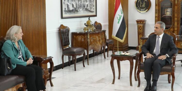 فائق زيدان يلتقي بالسفيـــرة الأميركية