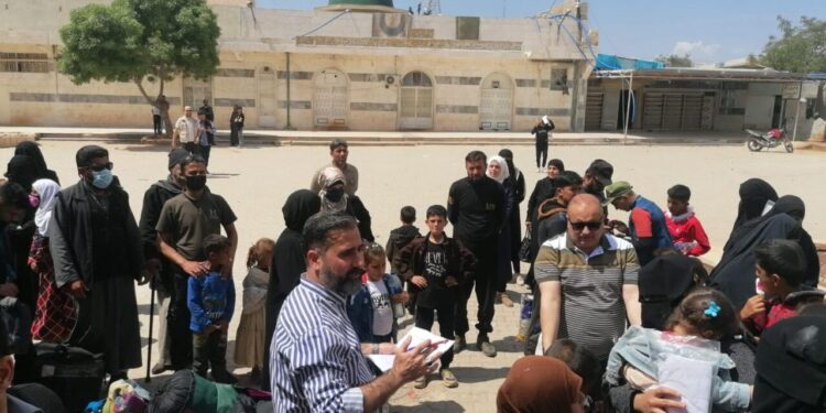 الاعلان عن عودة 72 عراقيا من المناطق الواقعة على الحدود (التركية – السورية)