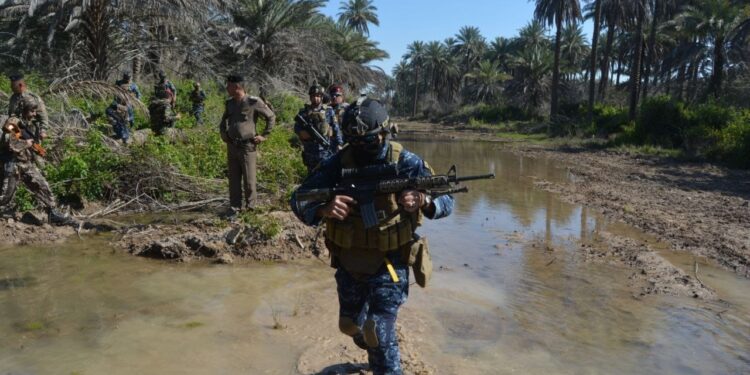 تنفيذ عمليات امنية في ديالى من قبل الشرطة الاتحادية