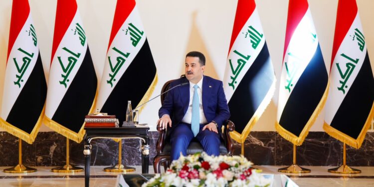 السوداني يستقبل المهنّئين من قادة الأجهزة الأمنية