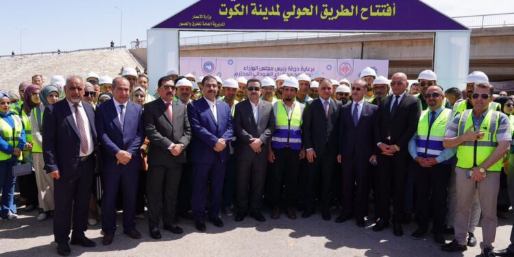 السوداني يفتتح الجزء الأول من الطريق الحولي لمدينة الكوت