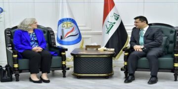 وزير العدل يستقبل السفيرة الاميركية
