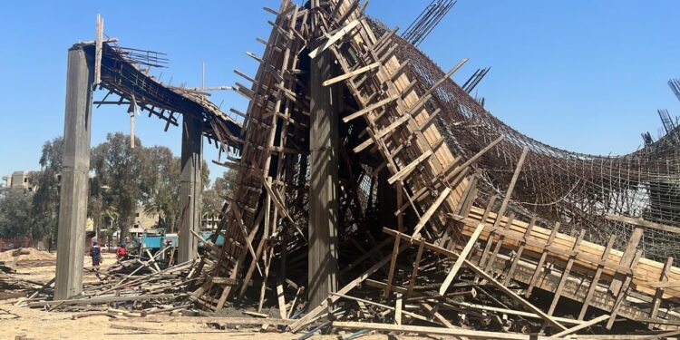 انهيار بناية “قيد الإنشاء” في بغداد والدفاع المدني تتدخل