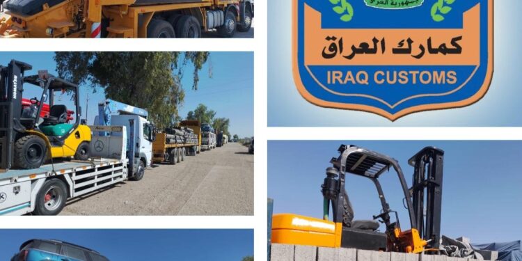 ضبط 6 شاحنات مخالفة للشروط في جمرك المنطقة الوسطى