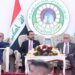 رئيسا الجمهورية ومجلس النواب و وزير الدفاع  ممثلا عن السوداني يصلون إلى نينوى