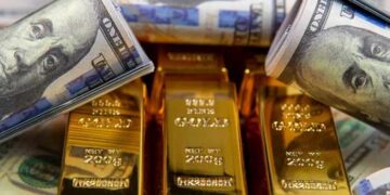 تراجع اسعار الذهب مع تراجع مؤشر الدولار