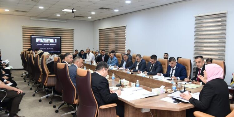 طيف سامي تبحث مع النقد الدولي تطبيق حساب الخزينة الموحد