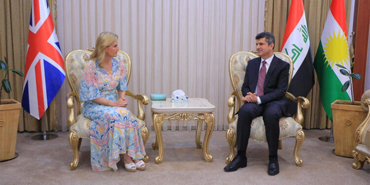 محافظ دهوك يستقبــل دوقة إدنبرة