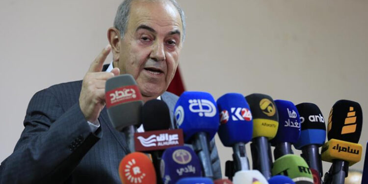 اياد علاوي .. لن نسمح بـ”عودة او اقامة” اي نظامٍ ديكتاتوري تفردي في العراق