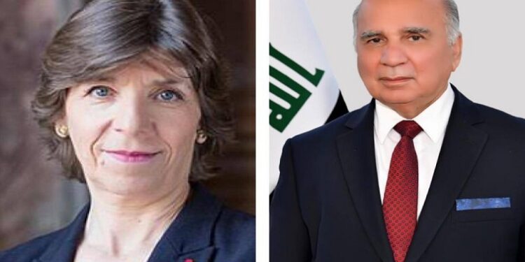 وزيرة الخارجية الفرنسية .. سعيدة بالاتفــاق بين (العراق وتوتال) لاستثمار الغاز المصاحب