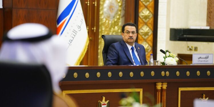 أبرز ما جاء في كلمة السوداني خلال مؤتمر (طريق التنمية) الذي انطلقت أعماله في بغداد اليوم السبت