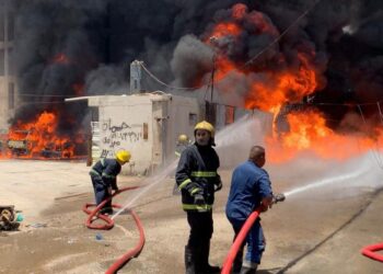 اندلاع حريق كبير في منطقة الرحمانية
