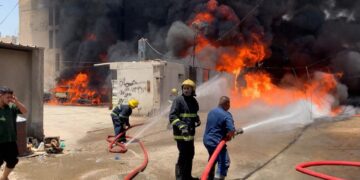 اندلاع حريق كبير في منطقة الرحمانية