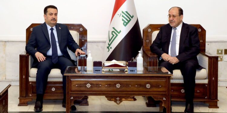 السوداني و المالكي يؤكدان اهمية اقرار الموازنة