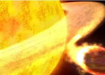 فيديو لـنجم يبتلع كوكبا يدور حوله ويفنيه تماما .. “فاجعة كونية”