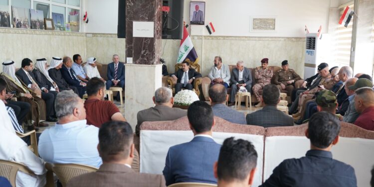 السوداني يلتقي عدداً من ممثلي المكوّن الشبكي في سهل نينوى