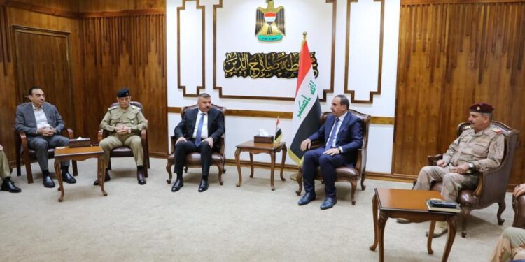 وزير الداخلية ووكلائه يصلون محافظة صلاح الدين