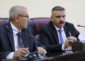 وزير الداخلية يلتقي رئيس محكمة استئناف صلاح الدين