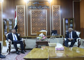وزير الداخلية يلتقي رئيس محكمة استئناف صلاح الدين