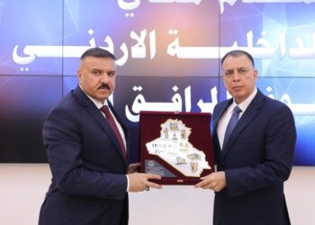 وزير الداخلية الأردني والوفد المرافق له يزور قيادة قوات الشرطة الاتحادية ويشيد بالبطولات الكبيرة لرجال العراق في دحرهم الإرهاب والجريمة
