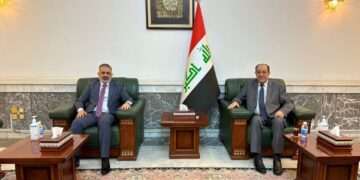الكلابي والمالكي يتباحثان حول الية “دعم الحكومة واقرار الموازنة”