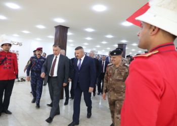 وزير الداخلية ونظيره الأردني يزوران مدرسة التدريب الخاص بالشرطة الاتحادية