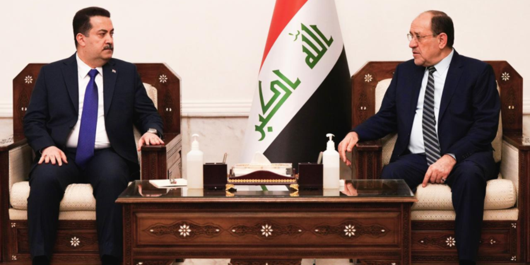 السوداني يلتقي رئيس ائتلاف دولة القانون نوري المالكي