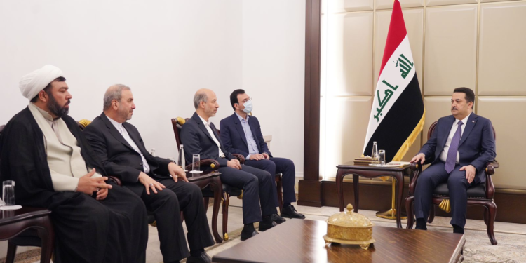 السوداني يلتقي وزير الطاقة الإيراني